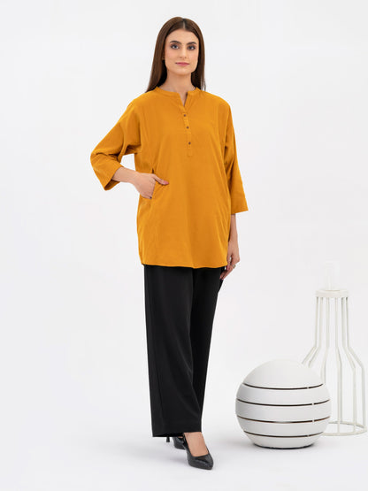 Corduroy Kurti-Dyed(Pret)