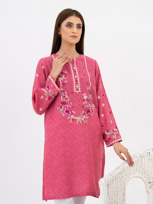 Khaddar Shirt-Embroidered(Pret)