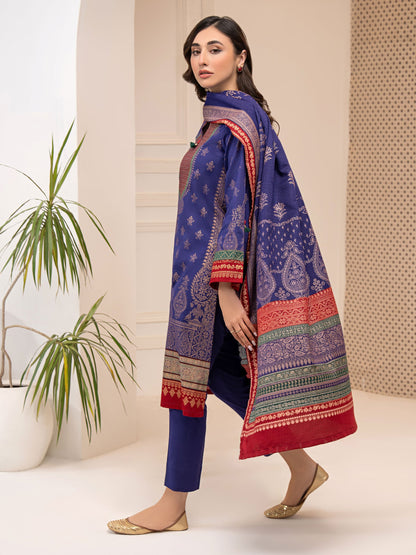 3 Piece Khaddar Suit-Printed (Unstitched)