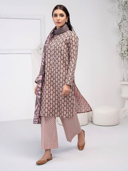 3 Piece Khaddar Suit-Embroidered (Unstitched)