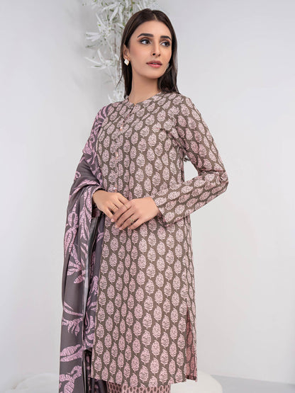 3 Piece Khaddar Suit-Embroidered (Unstitched)