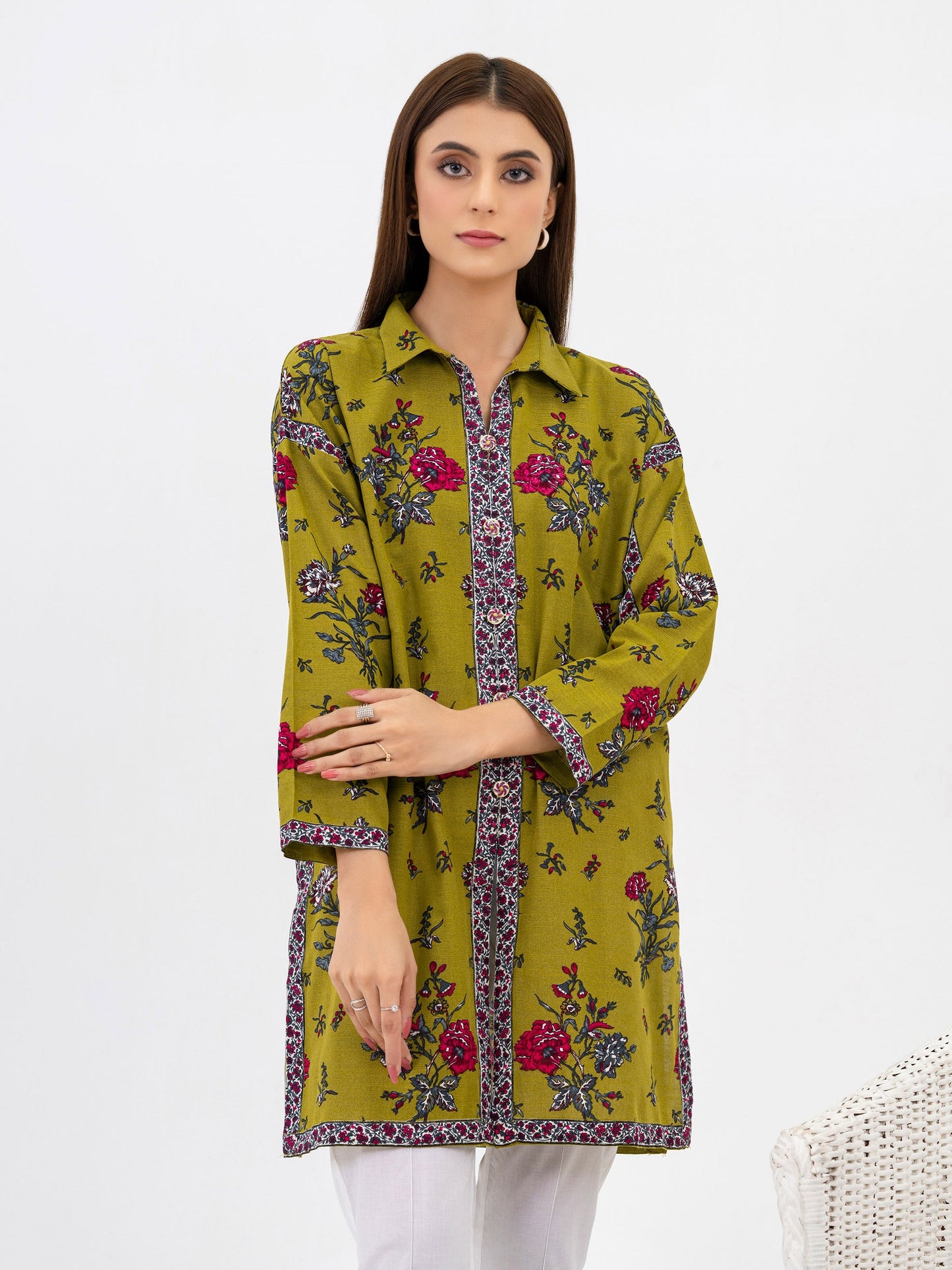 Khaddar Shirt-Printed(Pret)