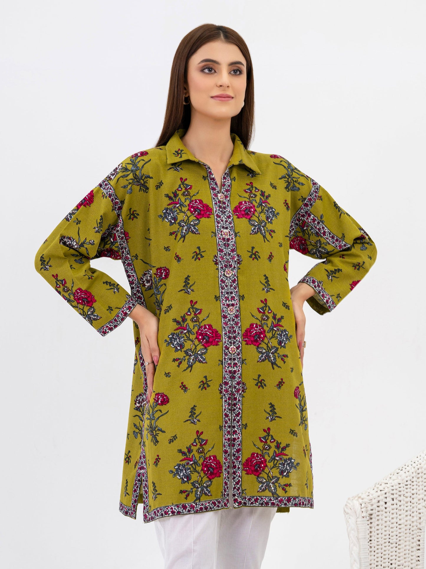 Khaddar Shirt-Printed(Pret)