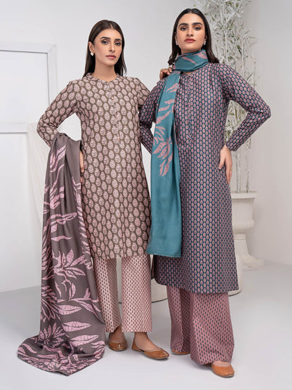 3 Piece Khaddar Suit-Embroidered (Unstitched)