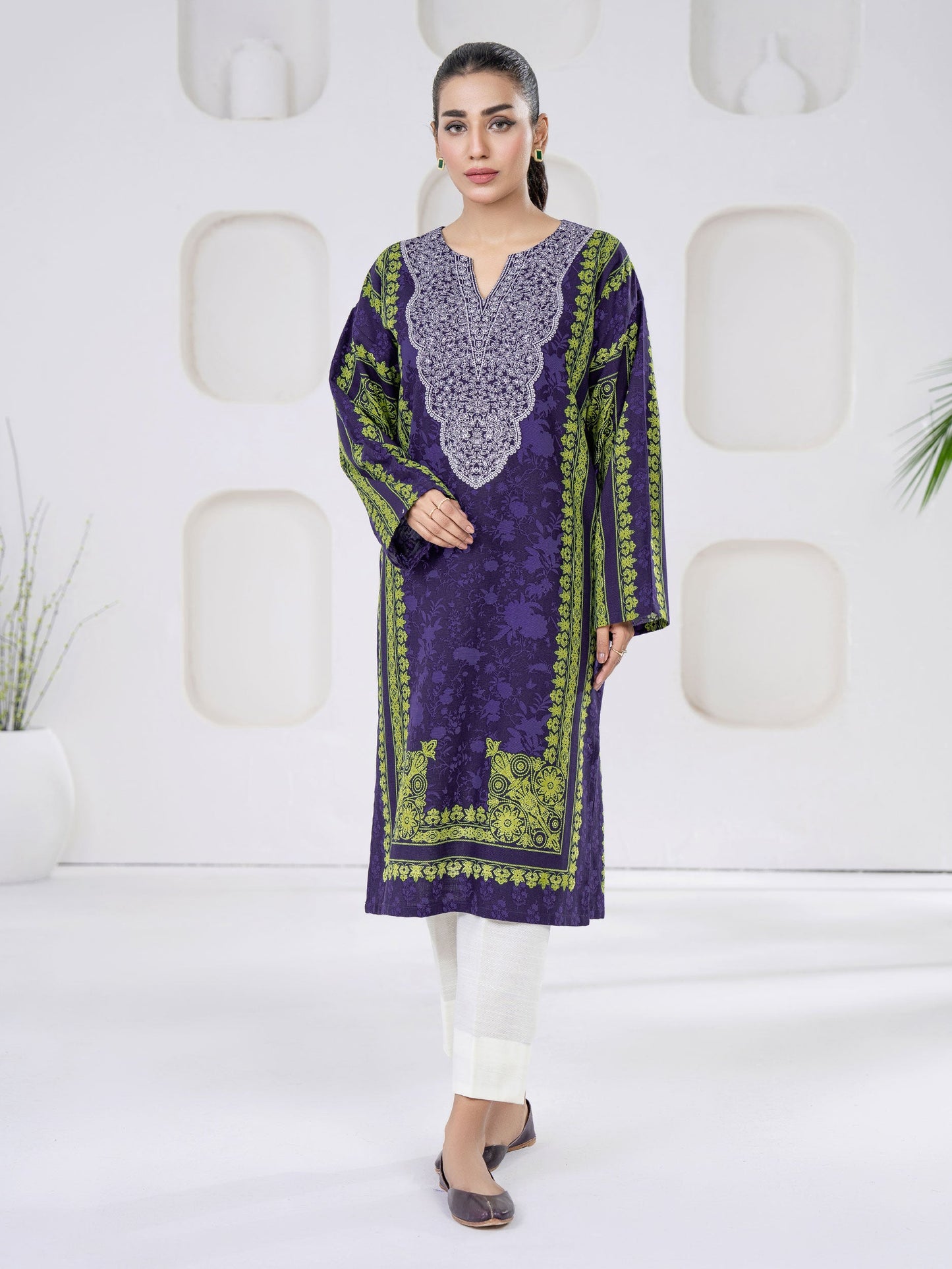 Limelight - Khaddar Shirt-Printed(Unstitched)