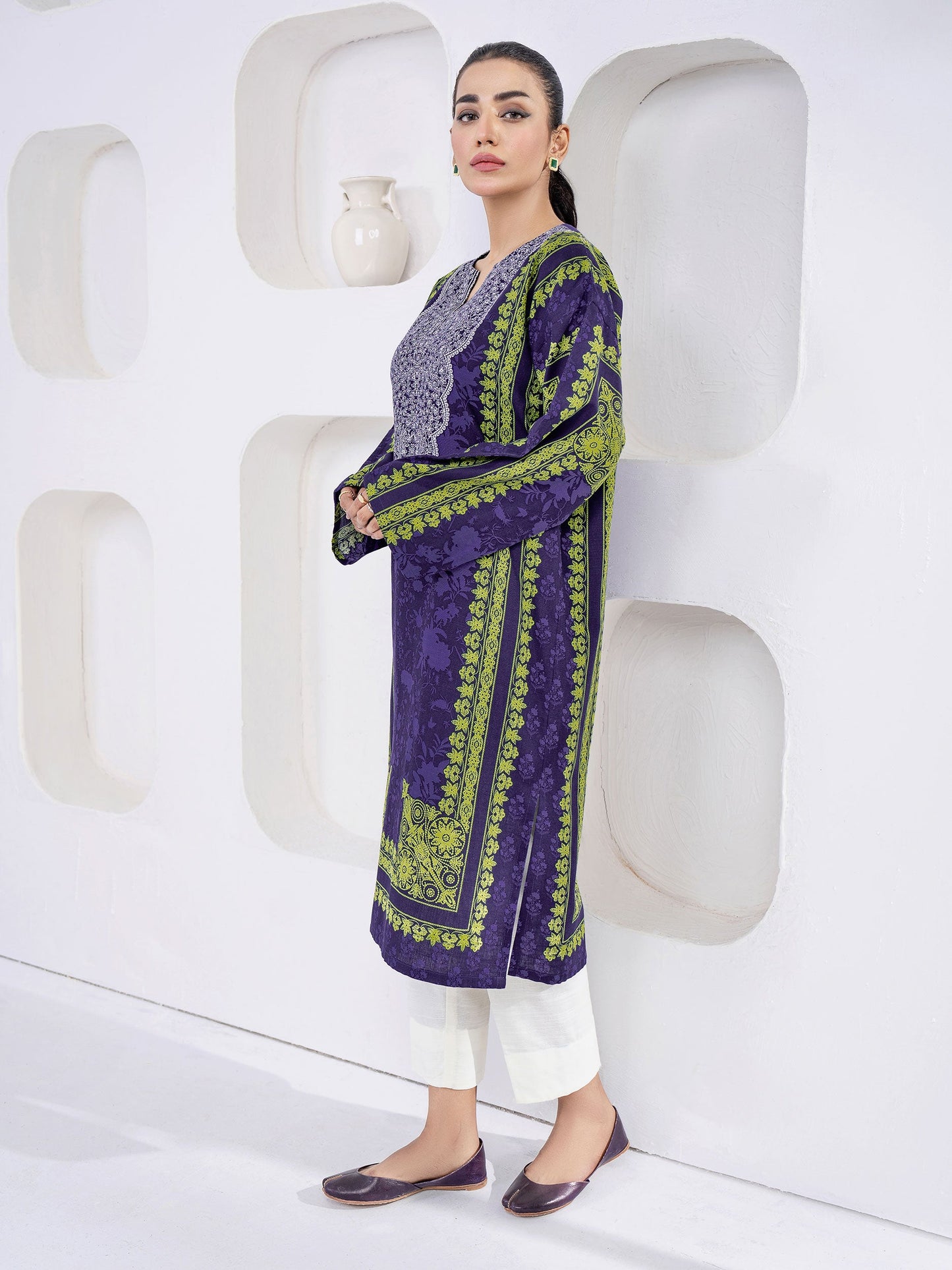Limelight - Khaddar Shirt-Printed(Unstitched)