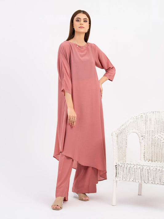 Limelight - 2 Piece Raw Silk Suit-Dyed(Pret)