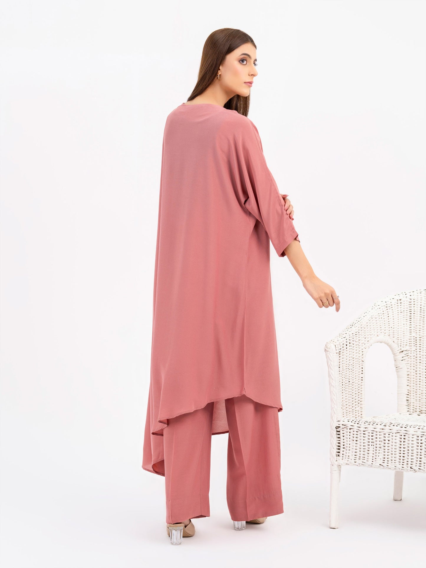 Limelight - 2 Piece Raw Silk Suit-Dyed(Pret)