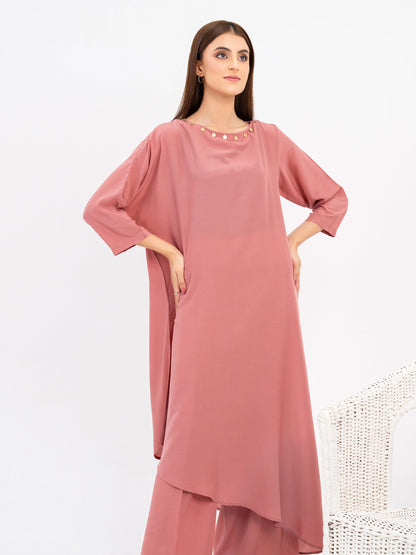 Limelight - 2 Piece Raw Silk Suit-Dyed(Pret)