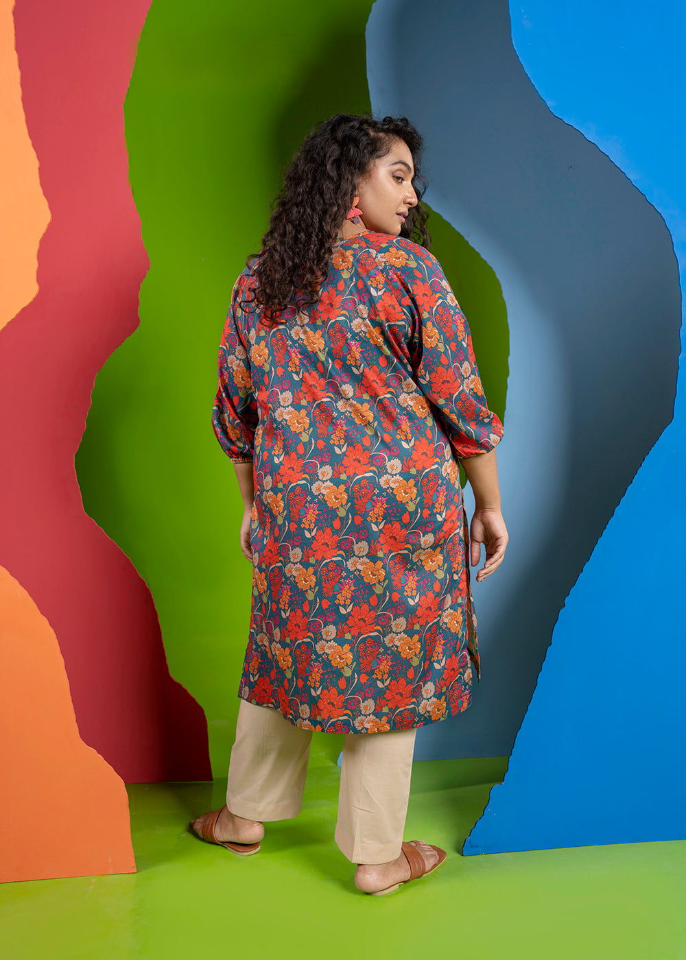Printed Lawn Kurti