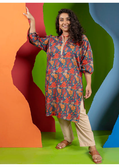 Printed Lawn Kurti