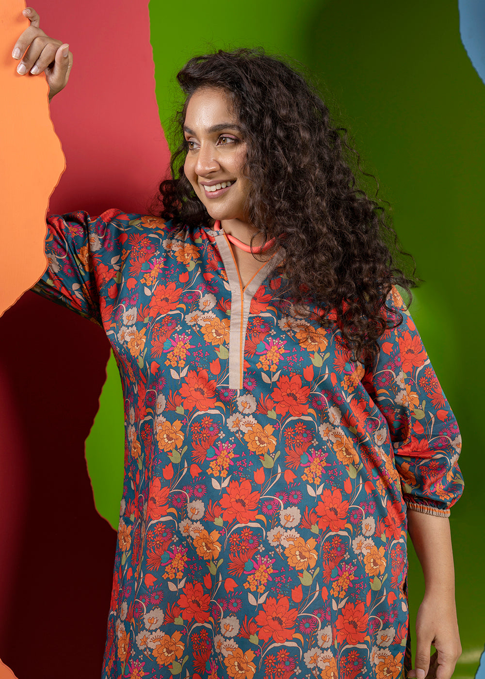 Printed Lawn Kurti