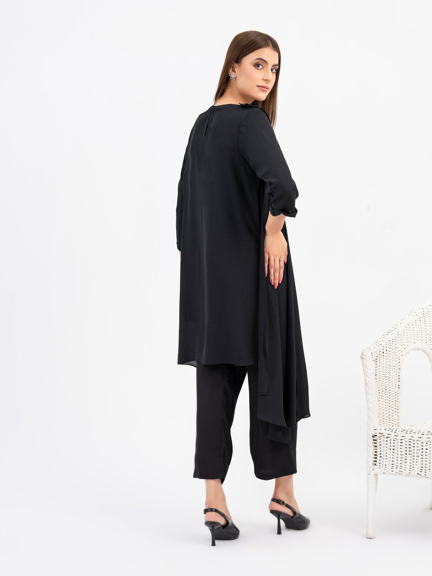Limelight - 2 Piece Georgette Suit-Embellished(Pret)
