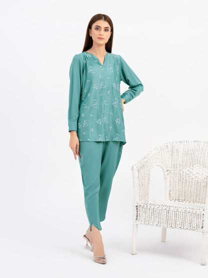 Limelight - Viscose Co-Ord Set-Embroidered(Pret)