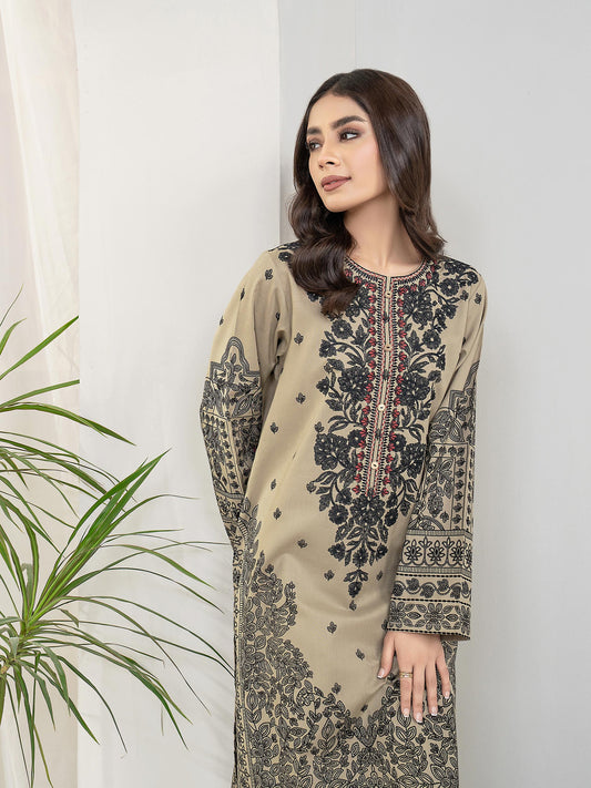 Limelight - 2 Piece Khaddar Suit-Embroidered(Unstitched)