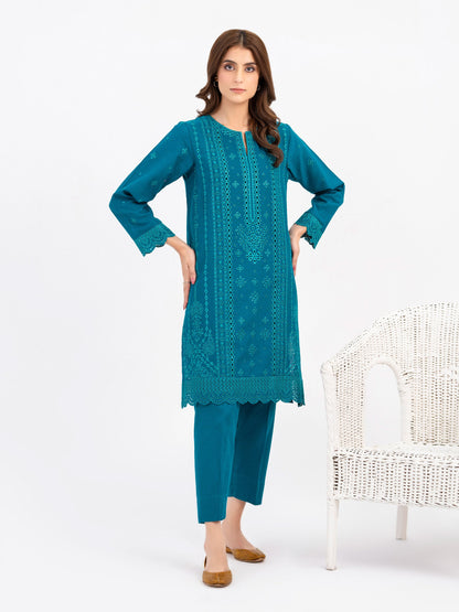 2 Piece Khaddar Suit-Embroidered (Pret)