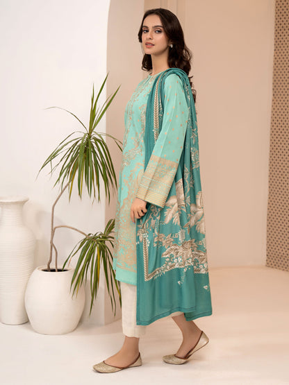 2 Piece Khaddar Suit-Embroidered (Unstitched)