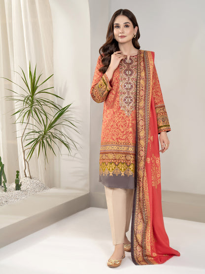 Limelight - 2 Piece Khaddar Suit-Embroidered (Unstitched)