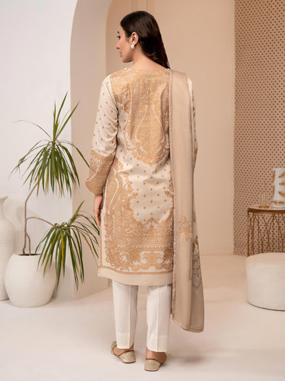 2 Piece Khaddar Suit-Embroidered (Unstitched)