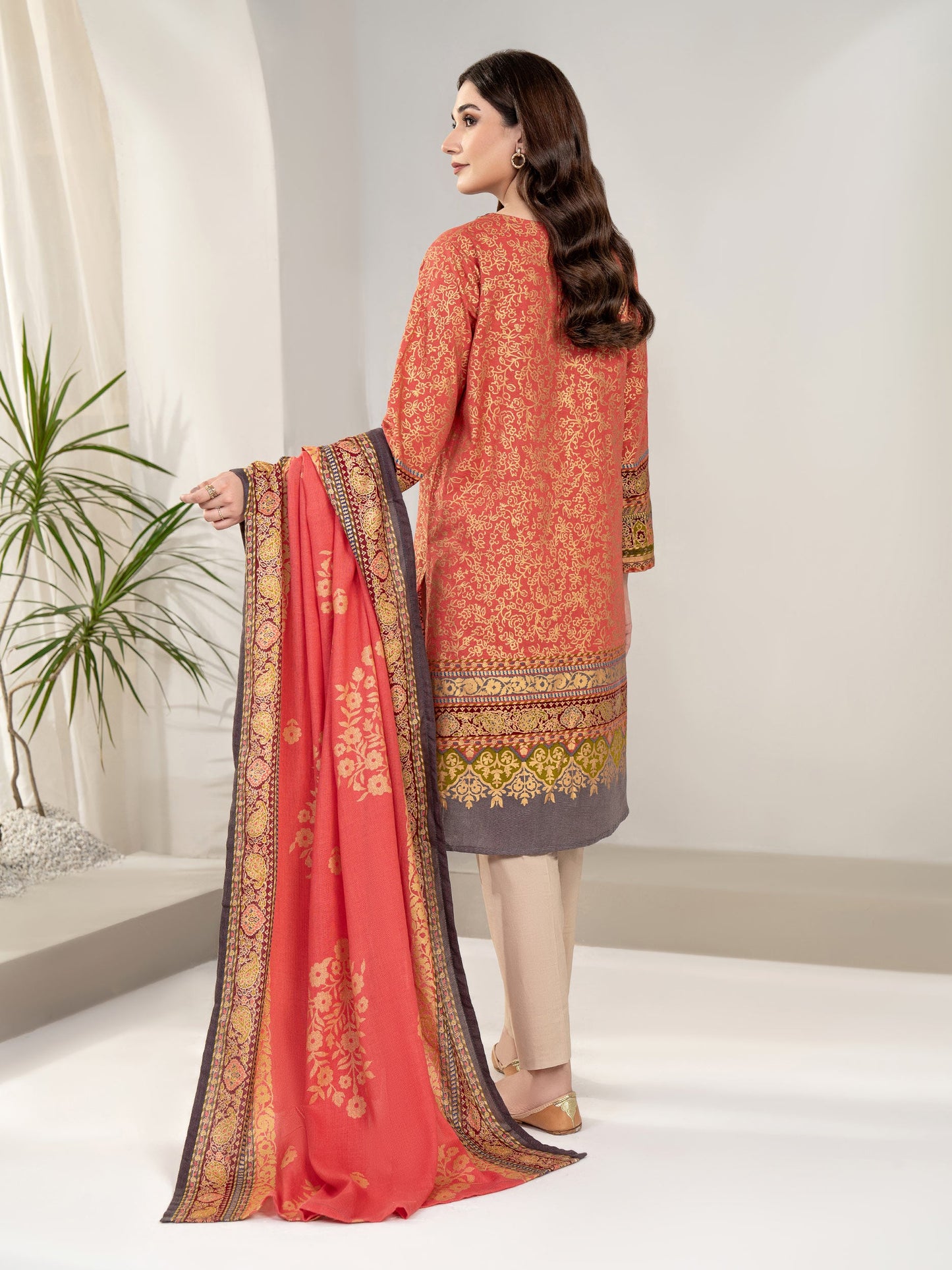 Limelight - 2 Piece Khaddar Suit-Embroidered (Unstitched)