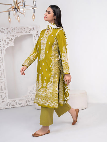 3 Piece Khaddar Suit-Embroidered (Unstitched)