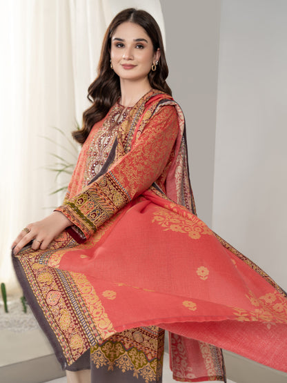 Limelight - 2 Piece Khaddar Suit-Embroidered (Unstitched)