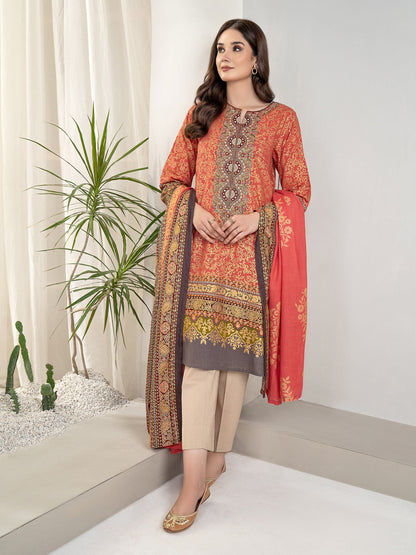 Limelight - 2 Piece Khaddar Suit-Embroidered (Unstitched)