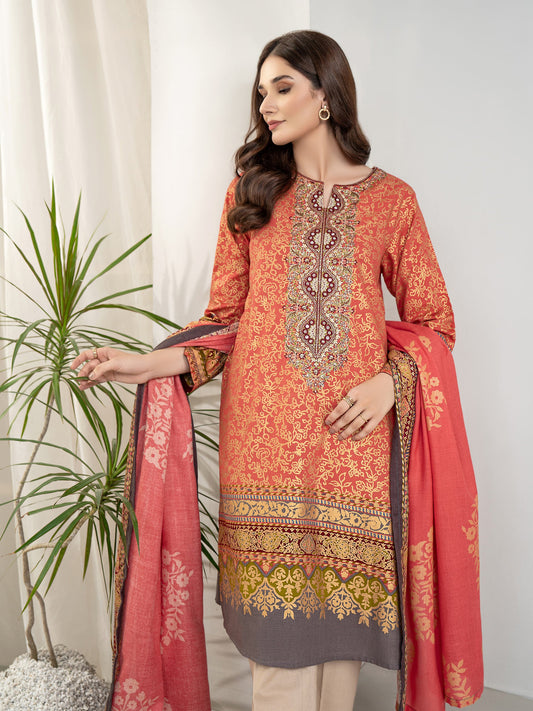 Limelight - 2 Piece Khaddar Suit-Embroidered (Unstitched)