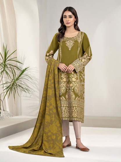 Limelight - 2 Piece Khaddar Suit-Embroidered (Unstitched)