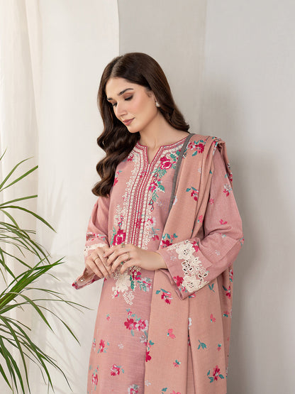 3 Piece Khaddar Suit-Embroidered (Unstitched)