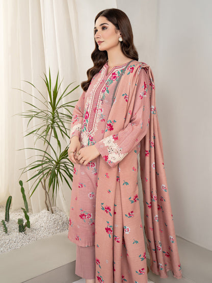 3 Piece Khaddar Suit-Embroidered (Unstitched)