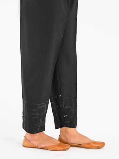 Embroidered Winter Cotton Trouser(Pret)