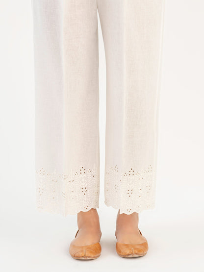 Embroidered Khaddar Trouser(Pret)