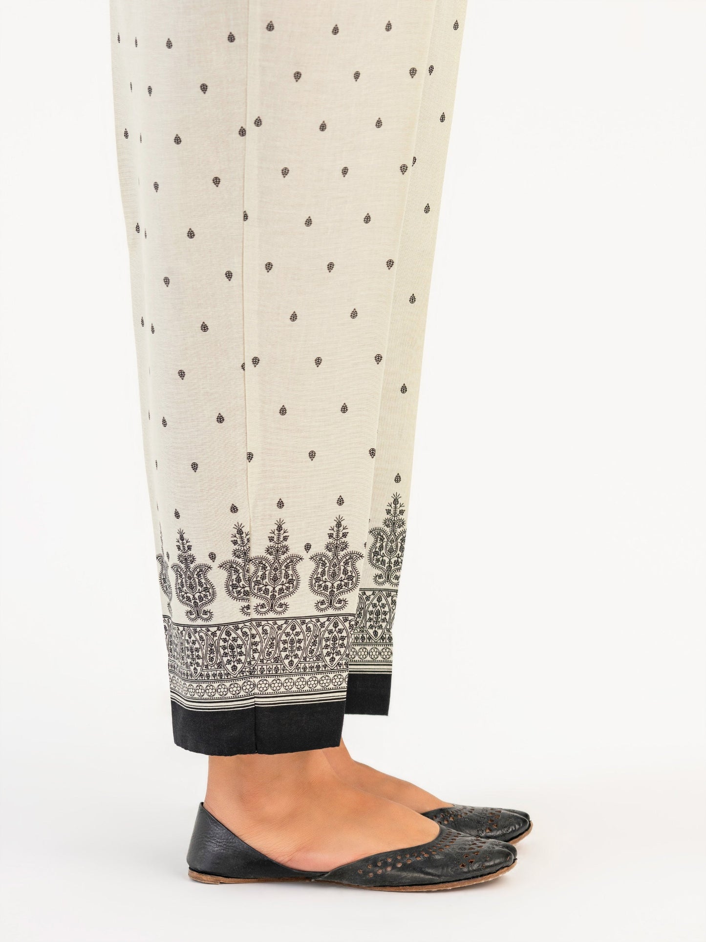 Printed Khaddar Trouser(Pret)