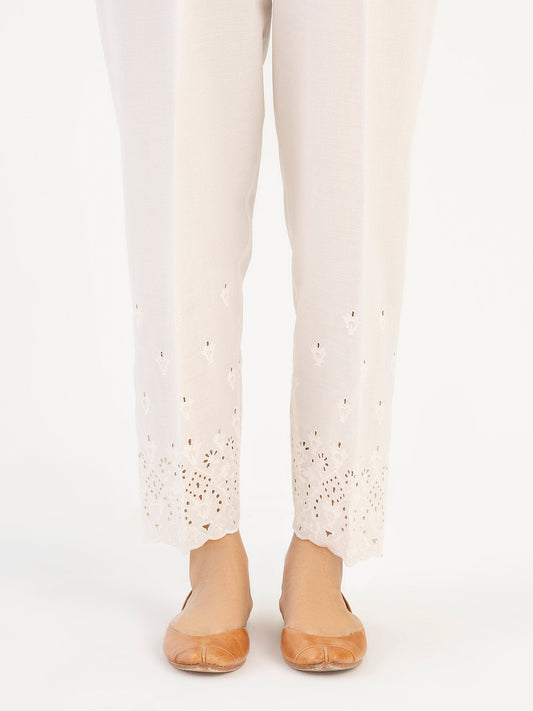 Embroidered Winter Cotton Trouser(Pret)