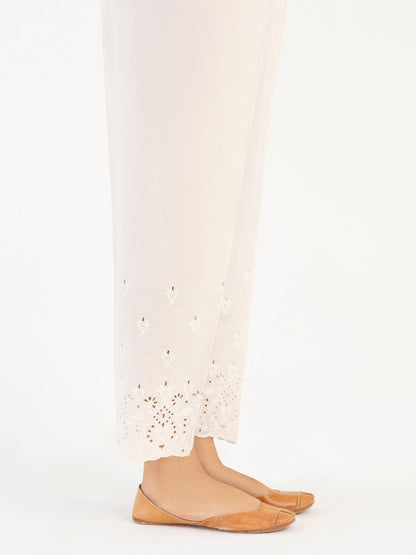 Embroidered Winter Cotton Trouser(Pret)