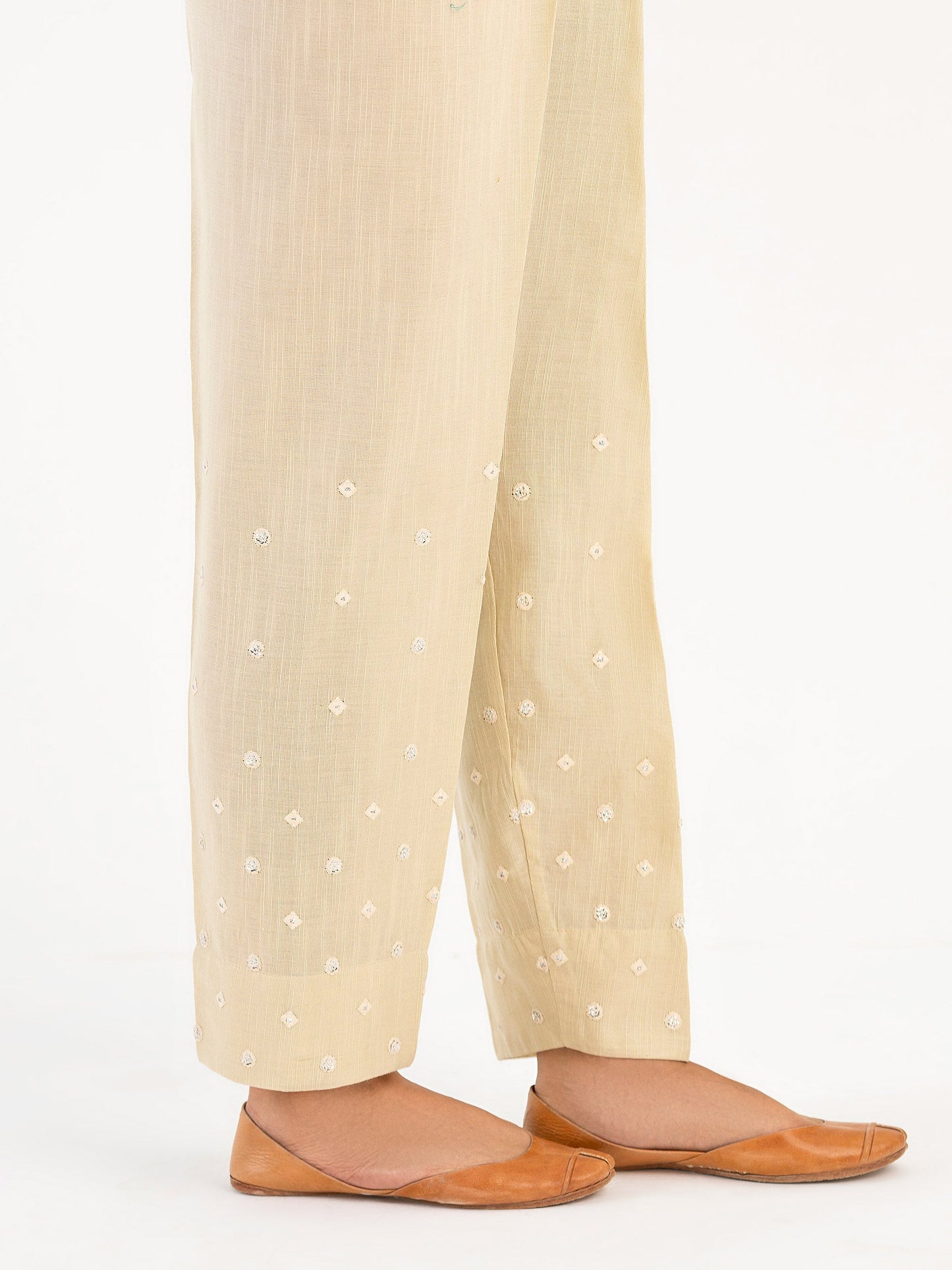 Embroidered Khaddar Trouser(Pret)