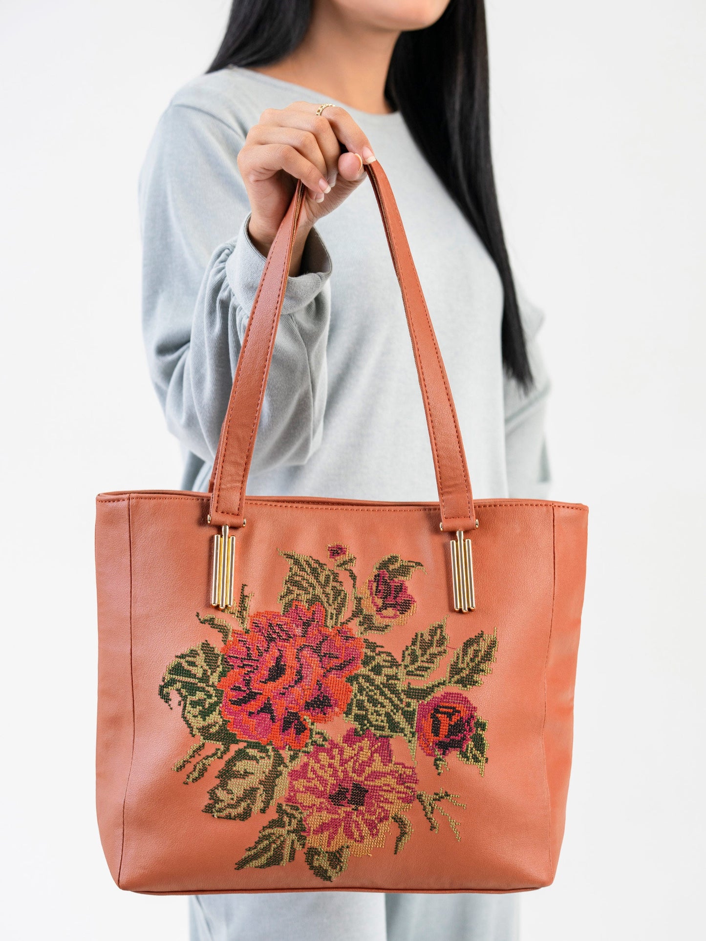 Embroidered Tote Bag