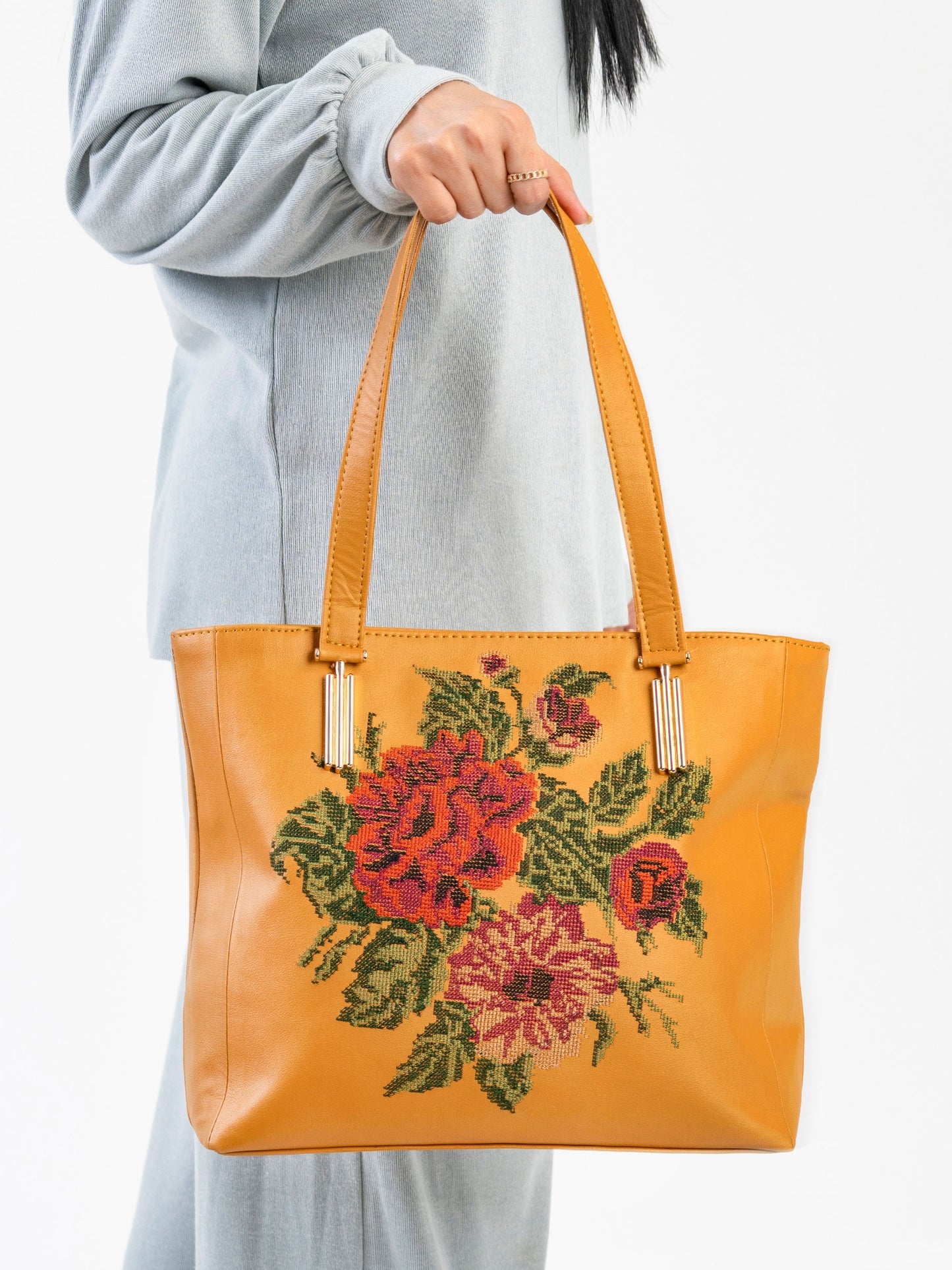 Embroidered Tote Bag