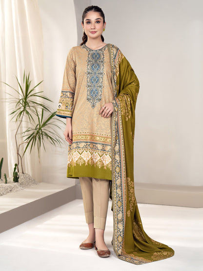 Limelight - 2 Piece Khaddar Suit-Embroidered (Unstitched)