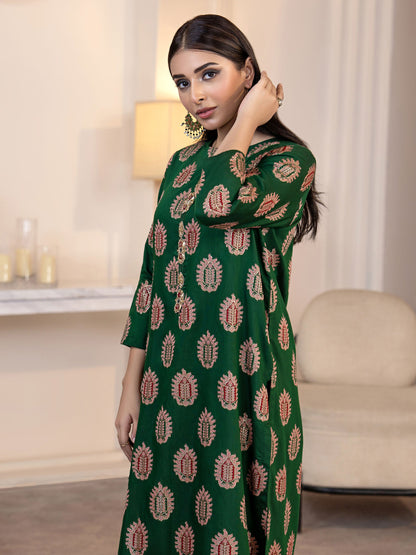 2 Piece Jacquard Suit-Embroidered(Pret)