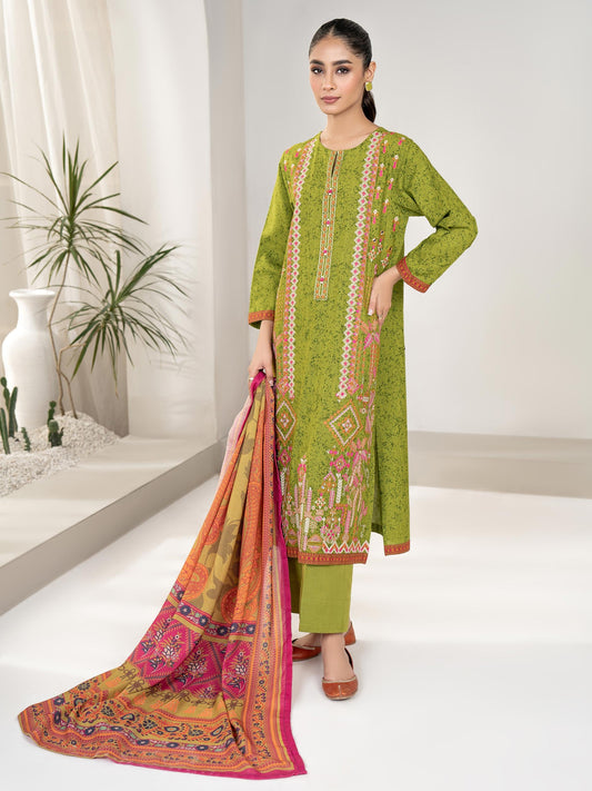 3 Piece Khaddar Suit-Embroidered(Unstitched)