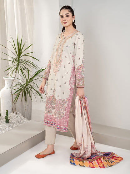 3 Piece Khaddar Suit-Embroidered(Unstitched)