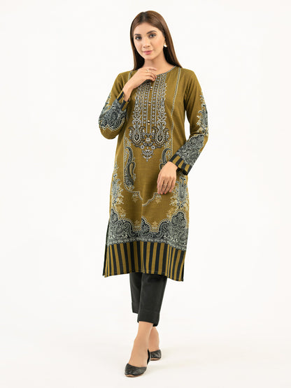 Khaddar Shirt-Embroidered (Pret)