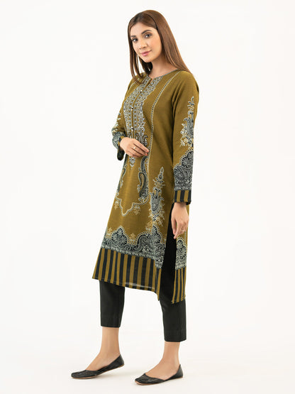 Khaddar Shirt-Embroidered (Pret)