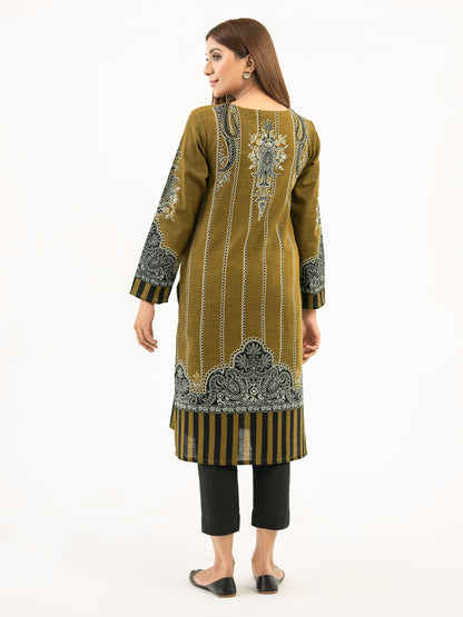 Khaddar Shirt-Embroidered (Pret)