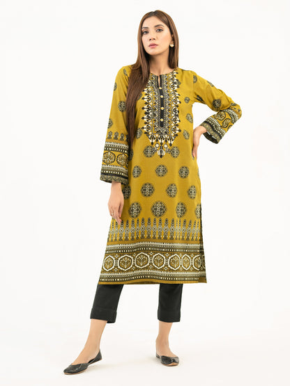 Khaddar Shirt-Embroidered (Pret)