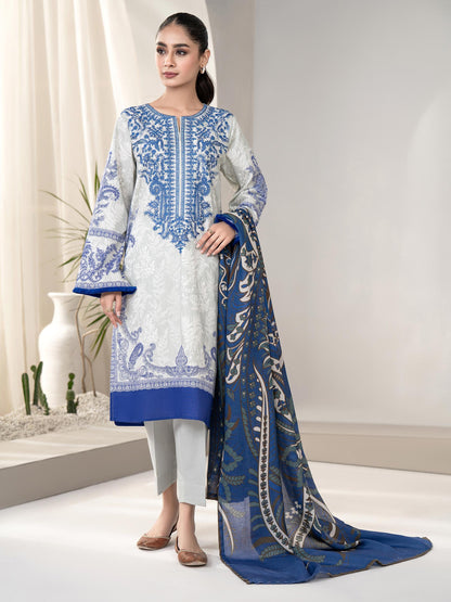 Limelight - 3 Piece Winter Cotton Suit-Embroidered(Unstitched)