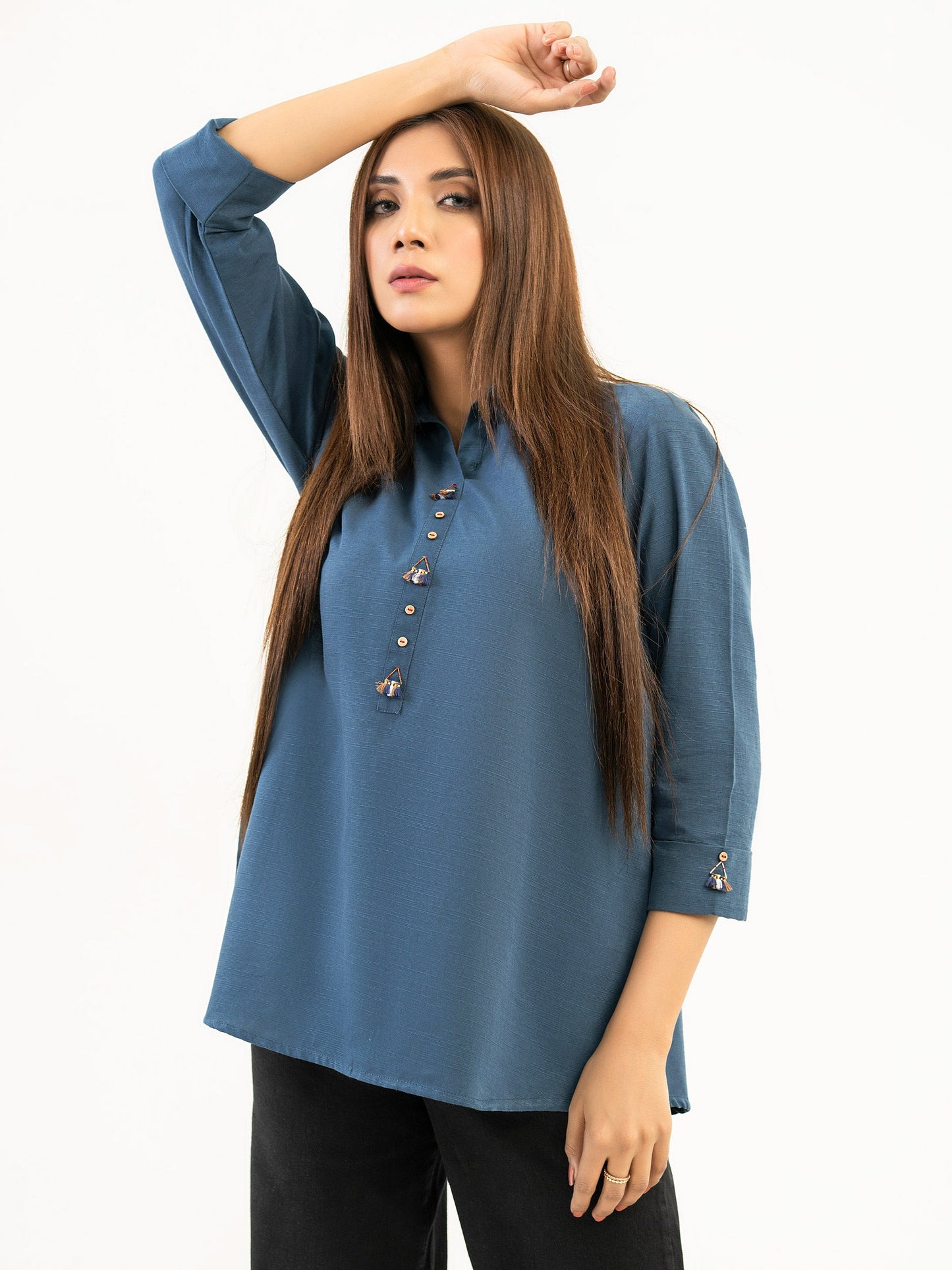 Khaddar Top-Dyed