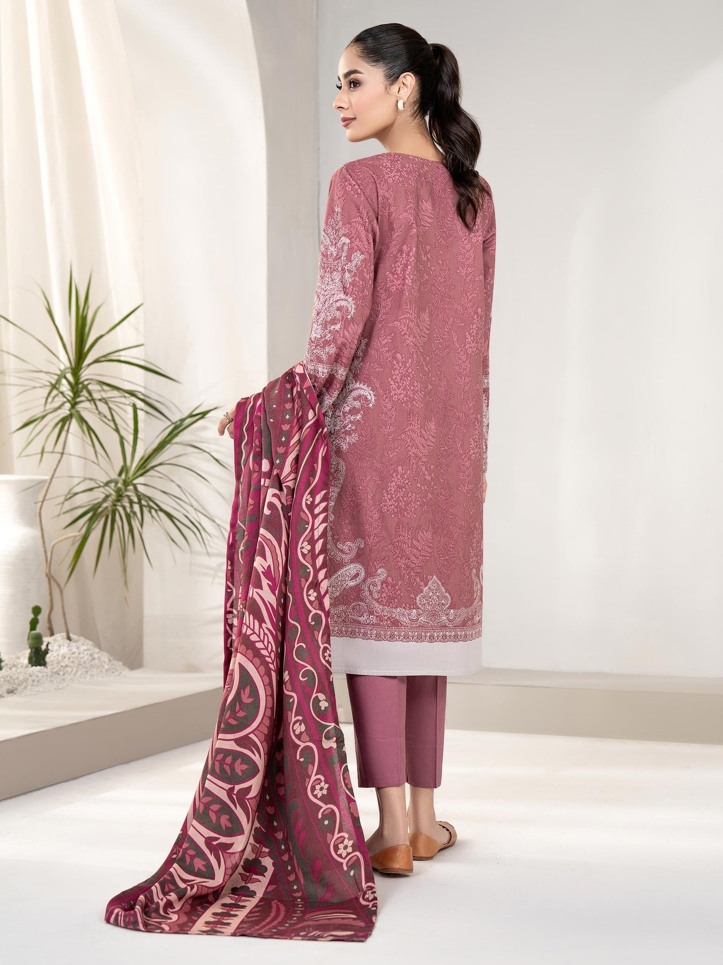 Limelight - 3 Piece Winter Cotton Suit-Embroidered(Unstitched)